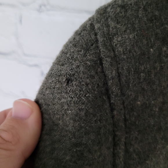 VINTAGE | plaid wool mohair single button blazer - Picture 4 of 8